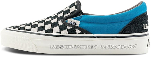 Liberaiders x Vans Classic Slip-On 98 DX 'Destination Unknown - Checkerboard Blue' VN0007PJ7Z2 Liberaiders x Vans Classic Slip-On 98 DX 'Destination Unknown - Checkerboard Blue' VN0007PJ7Z2