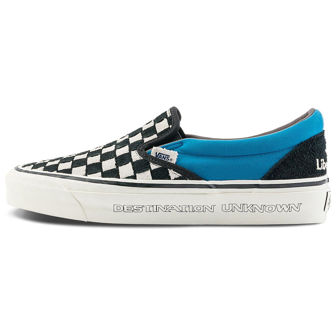 Liberaiders x Vans Classic Slip-On 98 DX 'Destination Unknown - Checkerboard Blue' VN0007PJ7Z2