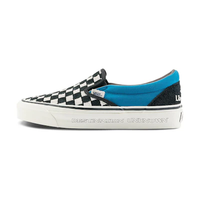 Liberaiders Vans Classic Slip-On 98 DX 'Destination Unknown - Checkerboard Blue'