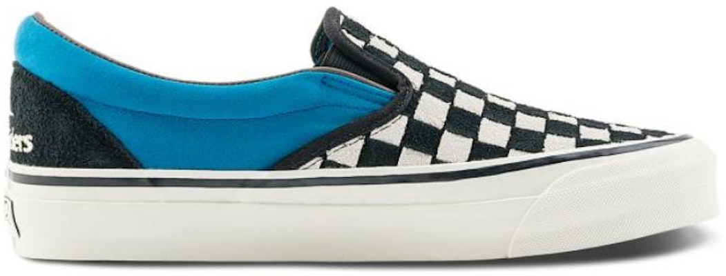 Liberaiders x Vans Classic Slip-On 98 DX 'Destino Desconocido - Cuadros Azules' VN0007PJ7Z2 Order Liberaiders x Vans Classic Slip-On 98 DX 'Destino Desconocido - Cuadros Azules' VN0007PJ7Z2
