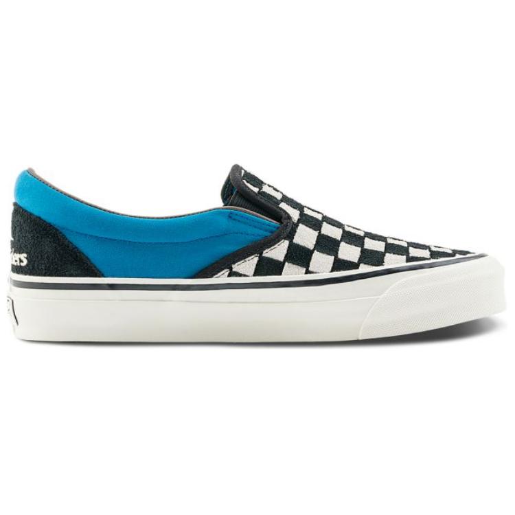 Shop Liberaiders x Vans 經典懶人鞋 98 DX 'Destination Unknown - 藍色棋盤格' VN0007PJ7Z2