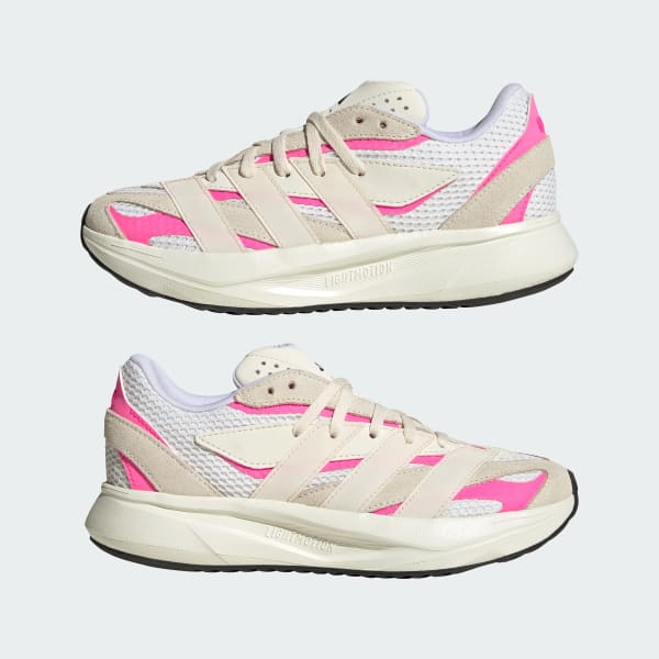 (Youth) adidas Lightblaze 'Off White Wonder White Lucid Pink' 圖 7