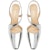 Lily Wei Leather Square-Toe Elastic Band Chunky High Heels '7.5cm Women's' L-048