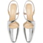 Lookbook Lily Wei Leather Square-Toe Elastic Band Chunky High Heels '7.5cm Women's' L-048