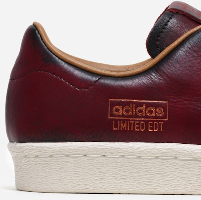 Limited EDT x adidas Superstar 'Burgundy' Merah Hati CP9714 Details for Limited EDT x adidas Superstar 'Burgundy' Merah Hati CP9714