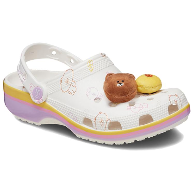 Order Line Friends x Crocs Classic Clog 'Brown & Friends' Coklat & Teman-teman 209480-100