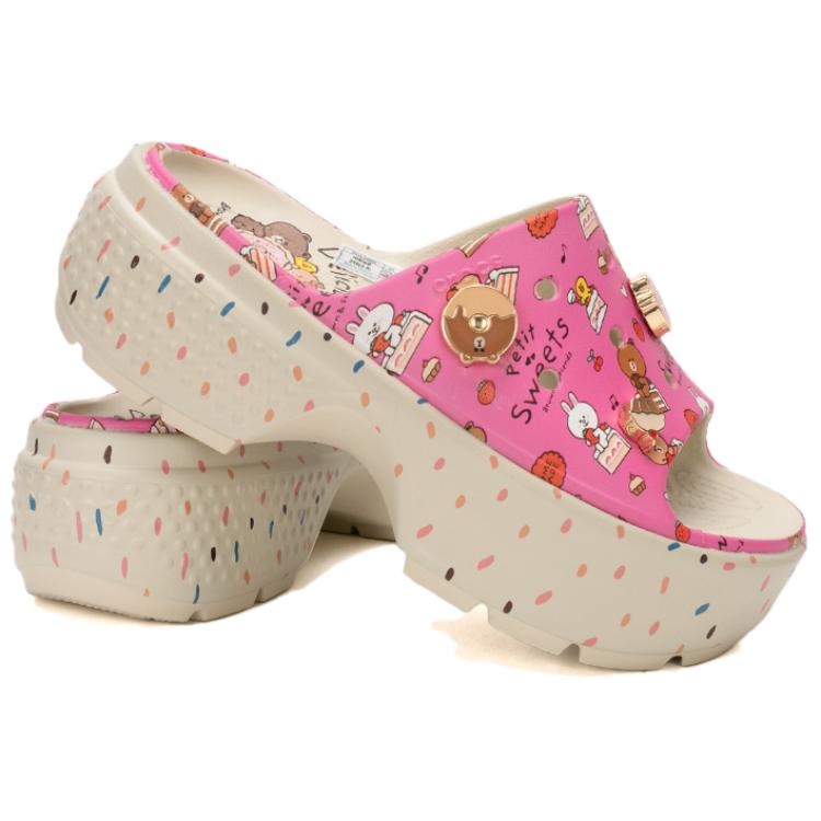 Purchase LINE FRIENDS×クロックス プチスイーツ スライド 209828-2Y2