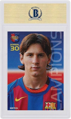 Lionel Messi 2004 Panini Sports Mega Cracks Barca- Accion #35 Order Lionel Messi 2004 Panini Sports Mega Cracks Barca- Accion #35