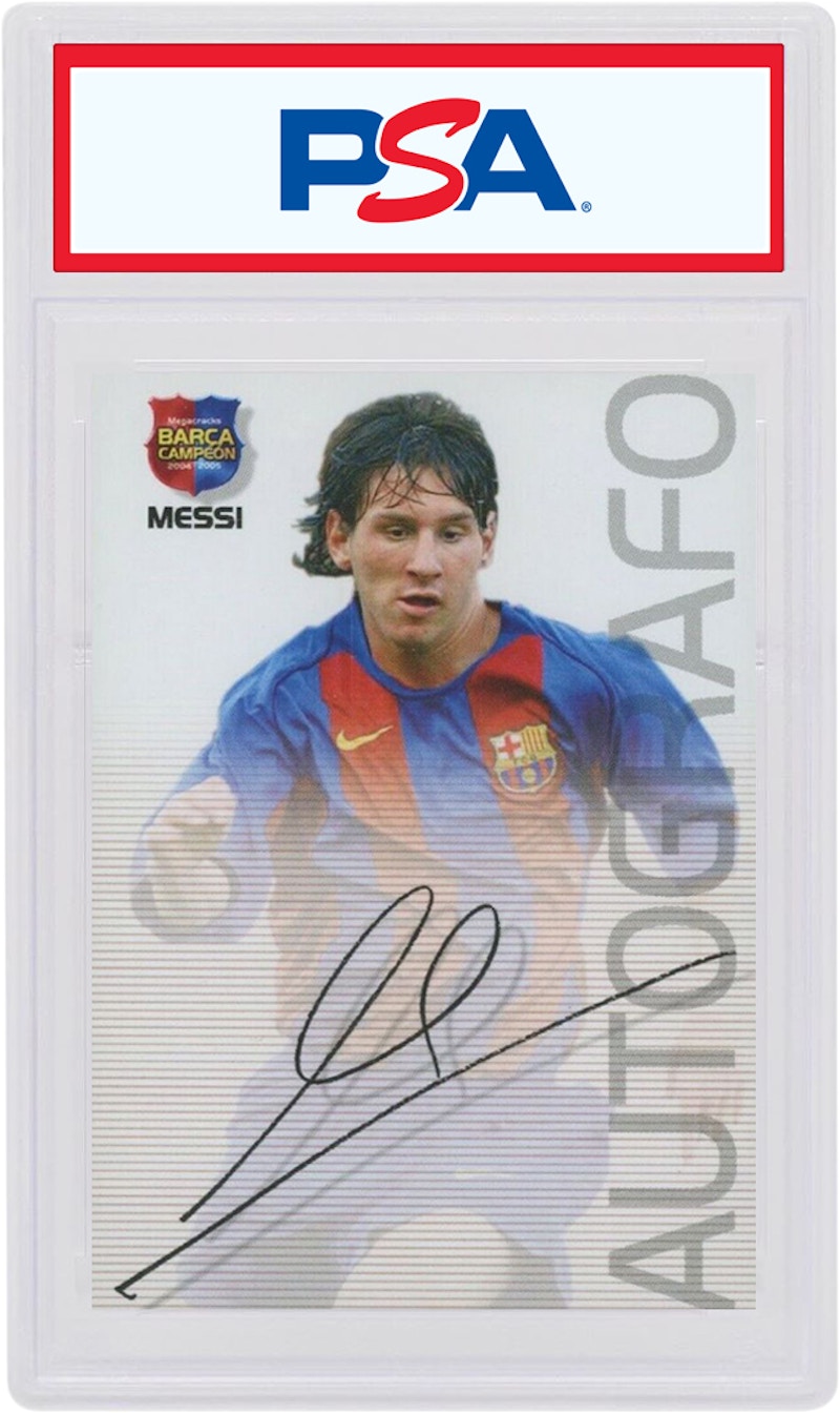 Buy Lionel Messi 2004 Panini Sports Megacrack Barca Campeon #89 Kartu Koleksi
