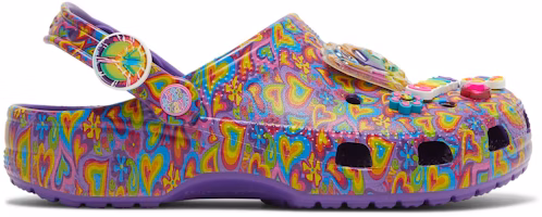 Lisa Frank x Crocs Classic Clog 'Neon Purple Multi Hearts' 207736-573 Lisa Frank x Crocs Classic Clog 'Neon Purple Multi Hearts' 207736-573