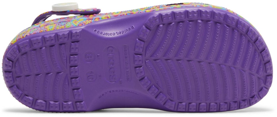 Lisa Frank x Crocs Classic Clog 'Ungu Neon Pelbagai Hati' 207736-573 Shop Lisa Frank x Crocs Classic Clog 'Ungu Neon Pelbagai Hati' 207736-573