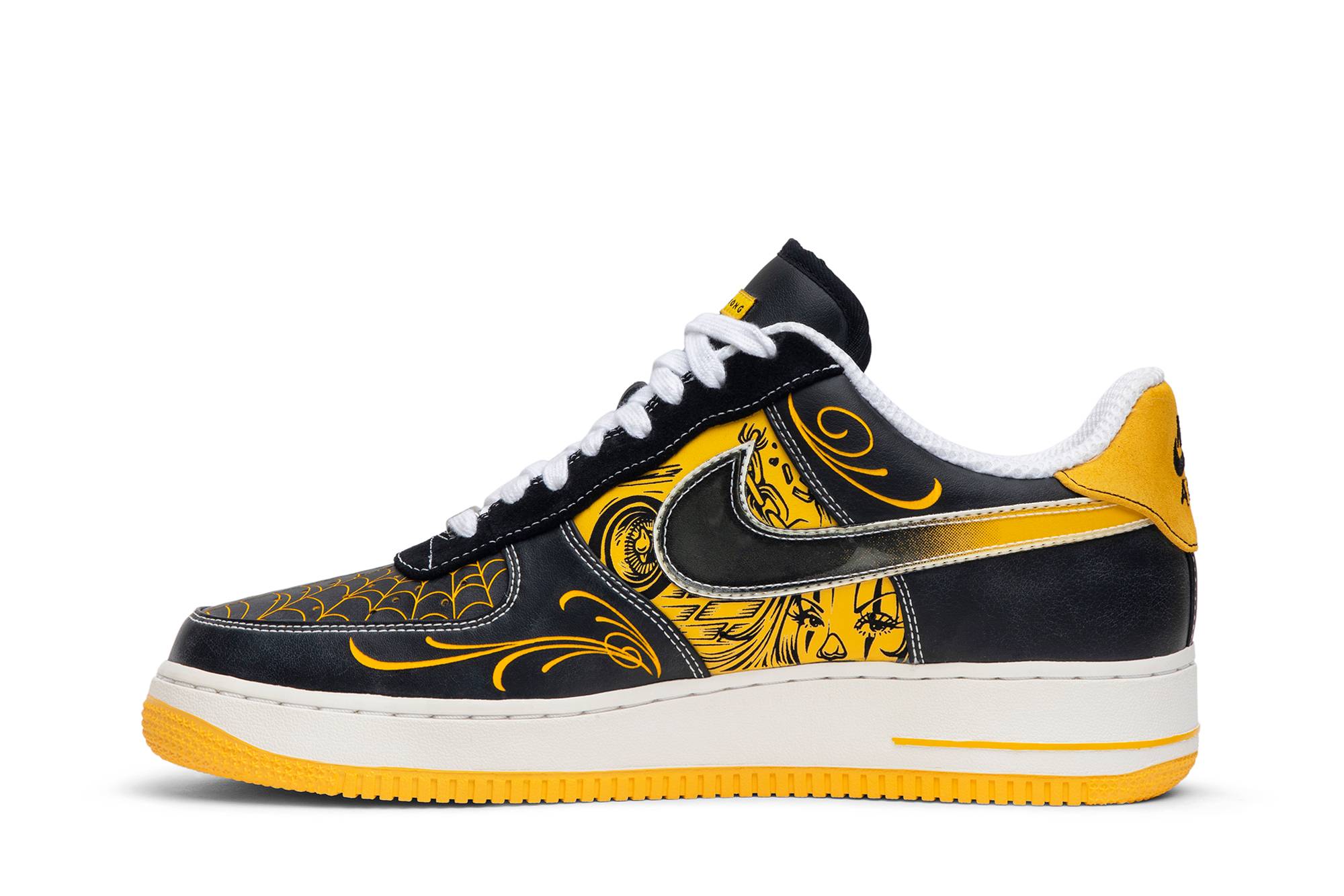 Lookbook Livestrong x Nike Air Force 1 Low Supreme TZ LAF 'Mr. Cartoon' Sepatu Pria 378126-071