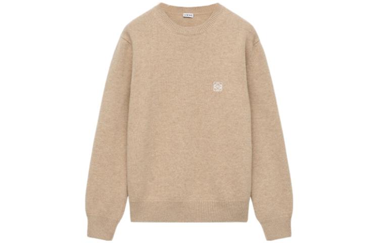 Order LOEWE 米色纯色圆领休闲长袖毛衣 H526Y14KH1-8586