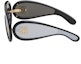 Buy LOEWE 黑色不規則波浪鏡框設計太陽眼鏡 LW40108I@0001C 192337136399
