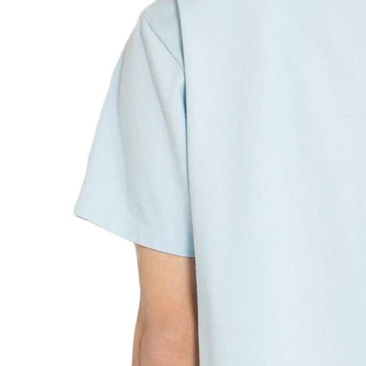 Details for Camiseta LOEWE Azul Sólido con Bordado de Letras. H526Y22XA4-6410