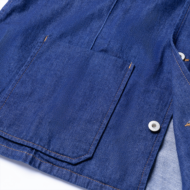 Purchase LOEWE  Blue Solid Pocket Stand-Collar Long-Sleeve Jacket H526Y13X205110