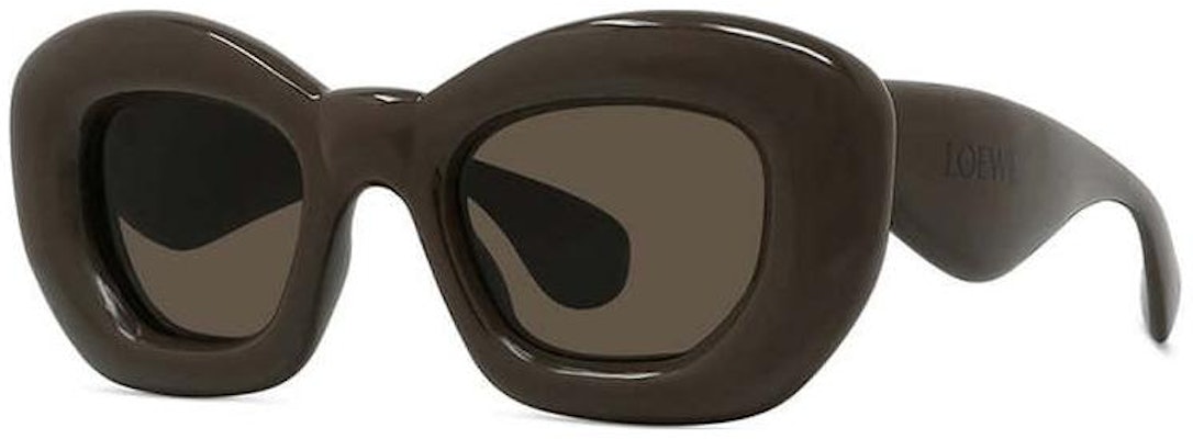 LOEWE 猫眼太阳镜 - 棕色配标志性镜腿设计 LW40117I4748E Order LOEWE 猫眼太阳镜 - 棕色配标志性镜腿设计 LW40117I4748E