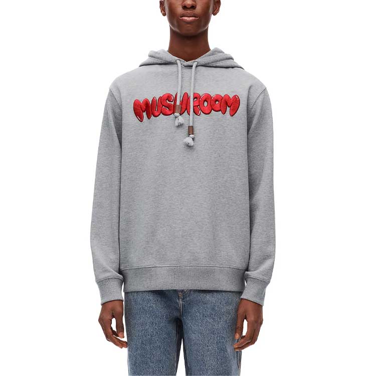 Lookbook LOEWE  FW23 Oversized Grey Hoodie with Letter Embroidery. H526Y25X33-1440