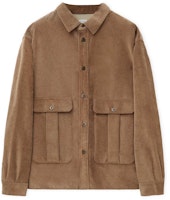 LOEWE FW24 Solid Long-Sleeve Loose-Fit Shirt in Light Caramel Brown. H526Y02WA2-3649 LOEWE FW24 Solid Long-Sleeve Loose-Fit Shirt in Light Caramel Brown. H526Y02WA2-3649