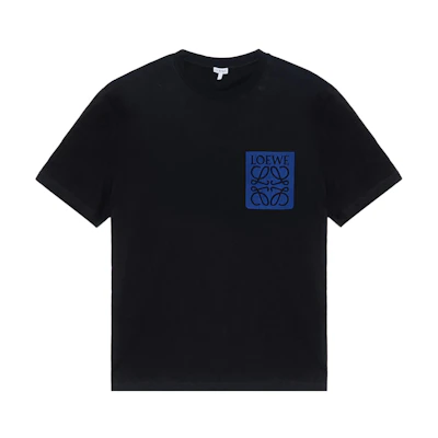 LOEWE Graphic Embroidered Loose Fit Crew Neck Short Sleeve Tee H526Y22XAT-1100