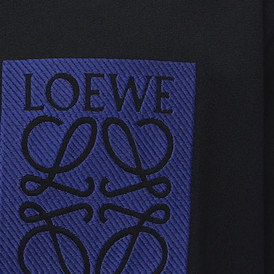 LOEWE Baju-T Sulaman Grafik Longgar Leher Bulat Lengan Pendek. H526Y22XAT-1100 4