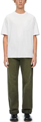 LOEWE Baju-T Sulaman Grafik Longgar Leher Bulat Lengan Pendek. H526Y22XAT-1100 Lookbook LOEWE Baju-T Sulaman Grafik Longgar Leher Bulat Lengan Pendek. H526Y22XAT-1100