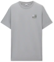 LOEWE Grey SS25 Solid Cotton Crewneck Short Sleeve T-Shirt. H526Y22X75-1210 LOEWE Grey SS25 Solid Cotton Crewneck Short Sleeve T-Shirt. H526Y22X75-1210