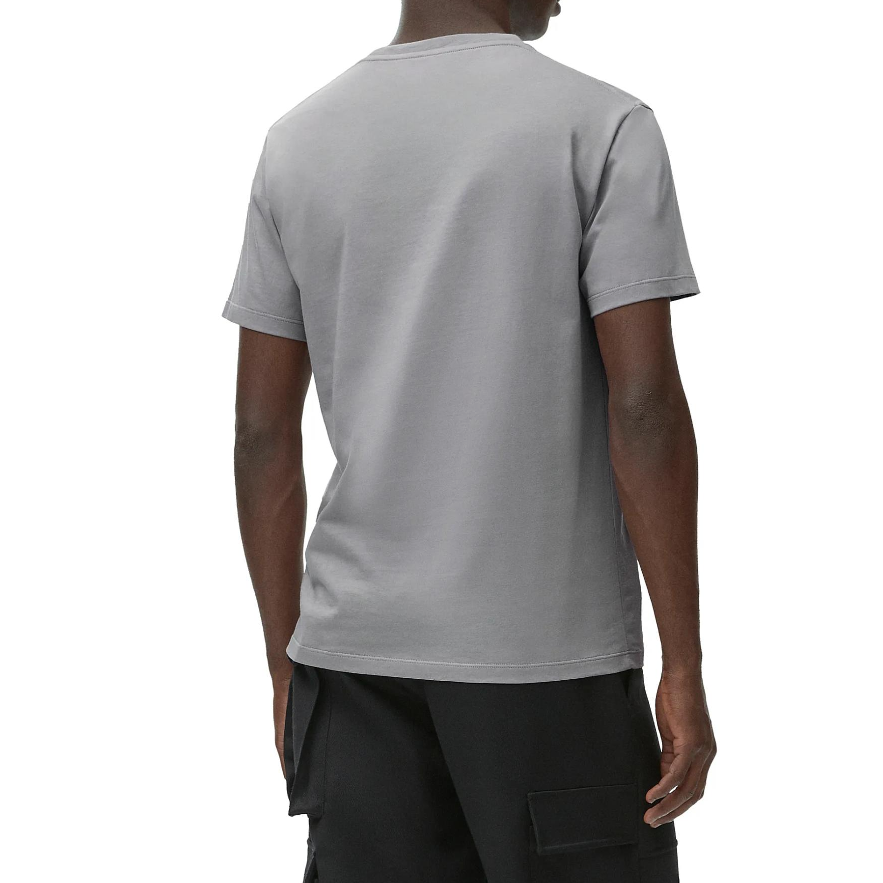 Shop ロエベ グレー SS25 コットン クルーネック 半袖 Tシャツ. H526Y22X75-1210