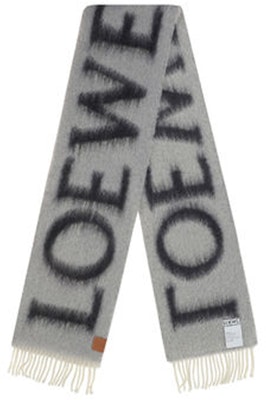 LOEWE 多色流蘇羊毛圍巾 F811257X031131 Order LOEWE 多色流蘇羊毛圍巾 F811257X031131