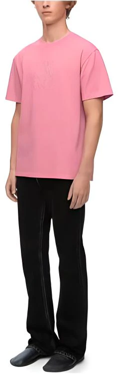 loewe-pink-fitted-crew-neck-t-shirt-with-logo-patchwork-design-h526-y22-xb-8-3900