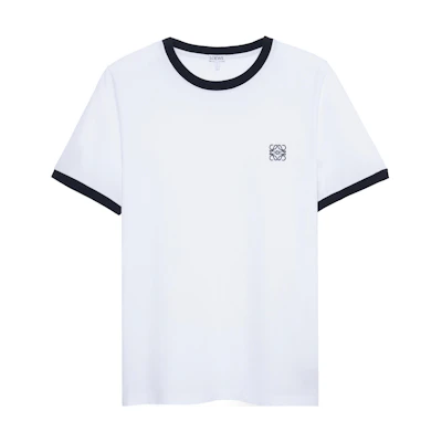 LOEWE Plain Casual Crew Neck Pullover T-Shirt White H526Y22XAC-8995