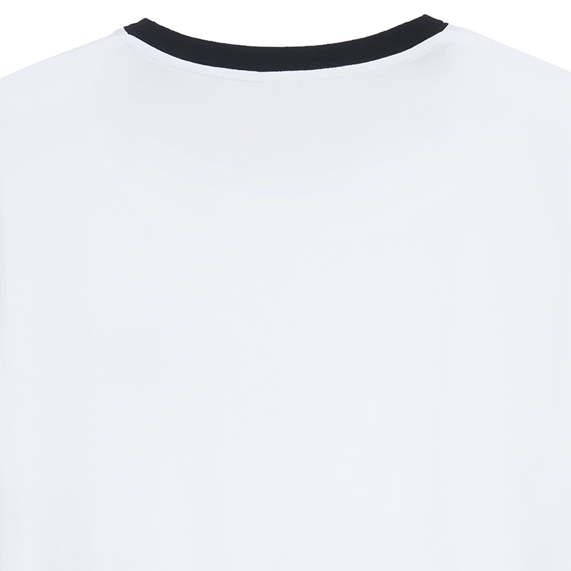 Sizing LOEWE Kemeja-T Leher Bulat Kasual Putih H526Y22XAC-8995