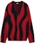 Order LOEWE Red Blue V-Neck Long Sleeve Knitted Cardigan Sweater. H526Y16K69-5114