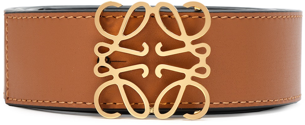 LOEWE 双面皮带 带标志性扣环 棕色/黑色 3.5厘米. E619Z20X032544 Purchase LOEWE 双面皮带 带标志性扣环 棕色/黑色 3.5厘米. E619Z20X032544