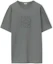 Buy LOEWE Silver Crew Neck Short Sleeve T-Shirt with Letter Print. H526Y22XA4-9370