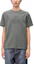 Shop LOEWE Silver Crew Neck Short Sleeve T-Shirt with Letter Print. H526Y22XA4-9370