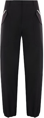 LOEWE Seluar Kargo Hitam Solid Mid-Rise Straight-Fit. H526Y04WE3-1100 Buy LOEWE Seluar Kargo Hitam Solid Mid-Rise Straight-Fit. H526Y04WE3-1100