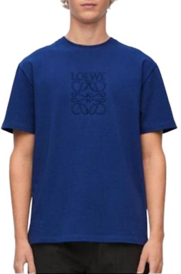 LOEWE 素色短袖圓領修身T恤 藍色 H526Y22XB8-5160 Lookbook LOEWE 素色短袖圓領修身T恤 藍色 H526Y22XB8-5160