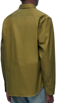 LOEWE 素色單排扣休閒長袖襯衫 H526Y05X46-1100 8