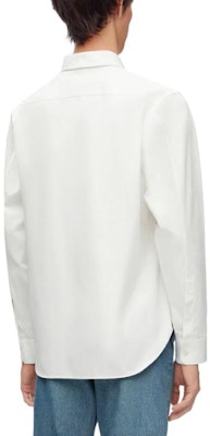 LOEWE 素色單排扣休閒長袖襯衫 H526Y05X46-1100 Purchase LOEWE 素色單排扣休閒長袖襯衫 H526Y05X46-1100