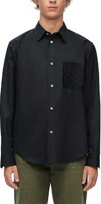 LOEWE 素色單排扣休閒長袖襯衫 H526Y05X46-1100 Cheap LOEWE 素色單排扣休閒長袖襯衫 H526Y05X46-1100