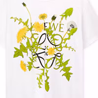 Cheap LOEWE SS23 白色花卉Logo印花寬鬆版T恤 H526Y22X70-2100