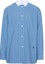 Order LOEWE 條紋鈕扣襯衫 淺藍 長袖 翻領款式 H526Y05X26-5900