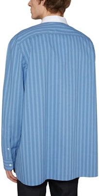 LOEWE 條紋鈕扣襯衫 淺藍 長袖 翻領款式 H526Y05X26-5900 Details for LOEWE 條紋鈕扣襯衫 淺藍 長袖 翻領款式 H526Y05X26-5900