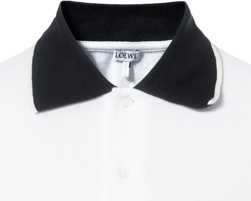 ロエベ ホワイト 半袖ポロシャツ 無地 ポロトップ H526Y26J072100 Details for ロエベ ホワイト 半袖ポロシャツ 無地 ポロトップ H526Y26J072100