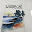 Shop LOEWE Kaos Putih Watercolor Print Lengan Pendek Crew Neck. H6299982PC-2100