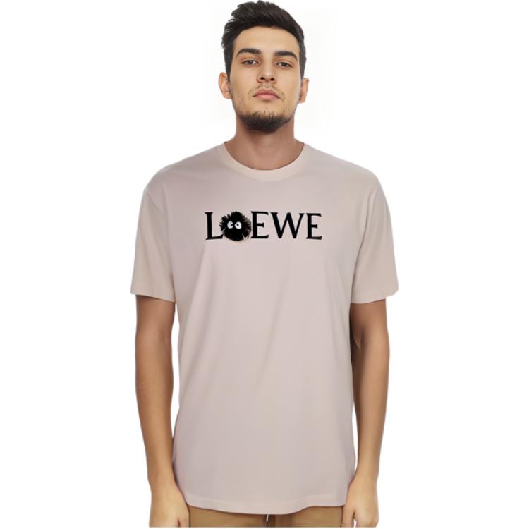 LOEWE Alphabet Print Cotton Rabbit T-Shirt Men’s Beige. H848341X01-2370 圖 6