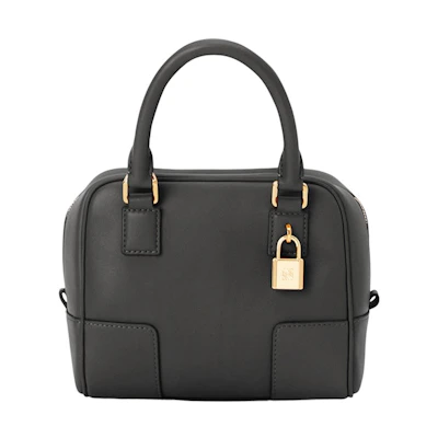 LOEWE Amazona 16 Square Top Handle Bag Black