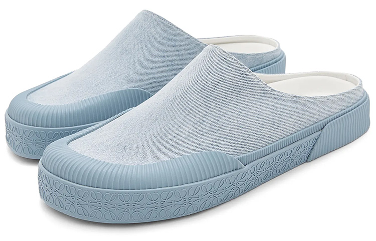 LOEWE Anagram 'Blue Thick-Soled Slide' 圖 2