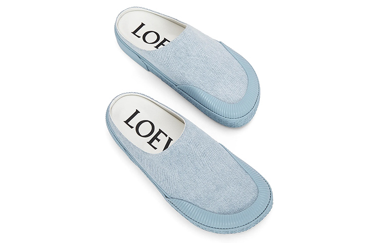 LOEWE Anagram 'Blue Thick-Soled Slide' 圖 3